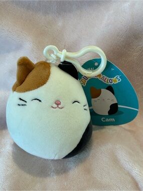 Cam Cat Squishmallow 3.5" Clip
